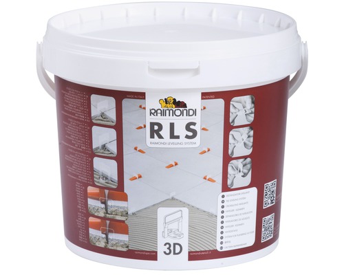 Raimondi RLS 3D set kbelík, kleště 231N, klínek 75 ks, klip 75 ks