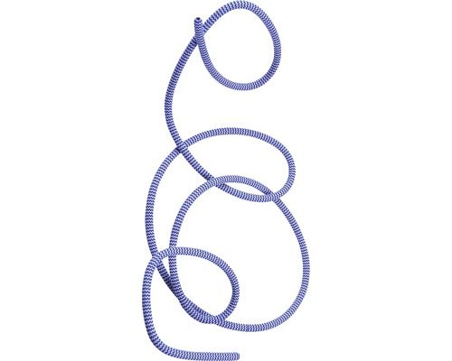 Tvarovatelný textilní kabel, 1,5 m, modro-bílý