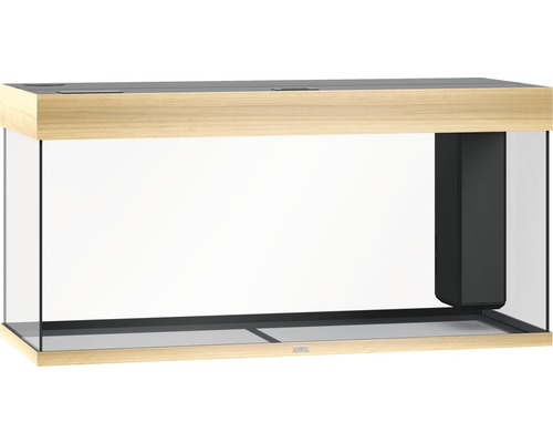 Prázdné akvárium s dřevěným rámem