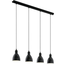 Závěsné svítidlo se čtyřmi světly v retro designu