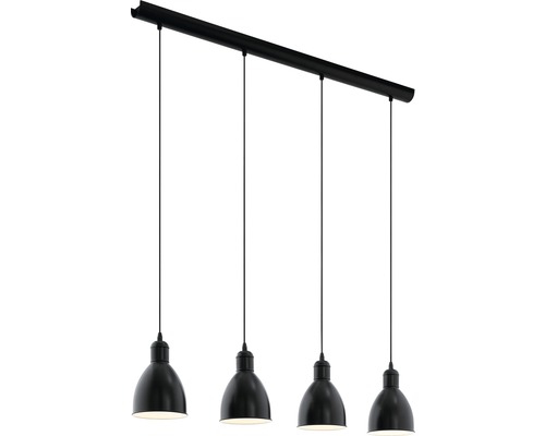 Závěsné svítidlo se čtyřmi světly v retro designu