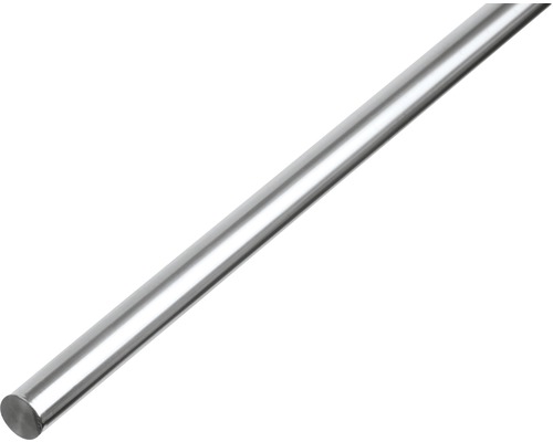 ALU - kruhový profil, stříbrný elox Ø 10 mm, 2 m-0