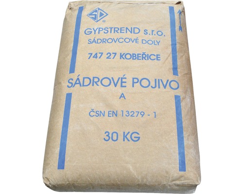 Sádra Het šedá 30 kg 30 kilogramový pytel sádrového pojiva