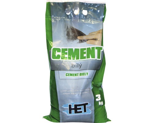 Balení bílého cementu, tři kilogramy