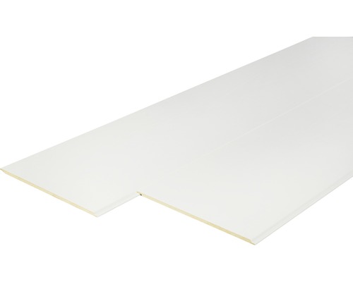 Dekorační panel MDF 8x190x2600 mm vysoký lesk bílý