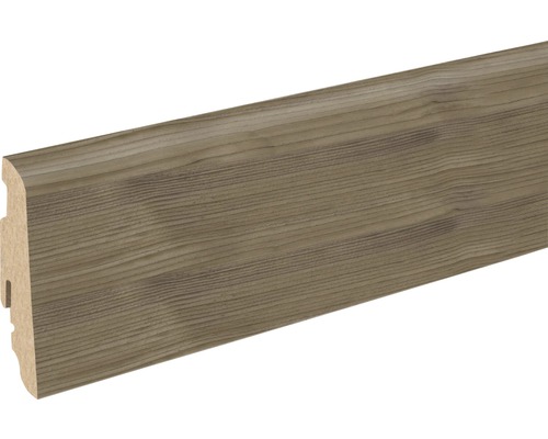 Soklová lišta Skandor borovice FU60L 19x58x2400 mm Podlahová lišta s dřevěnou strukturou