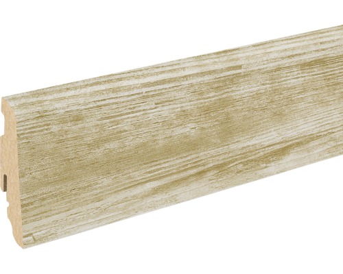 Soklová lišta Skandor Florence FU60L 19x58x2400 mm Podlahová lišta s dřevěnou strukturou