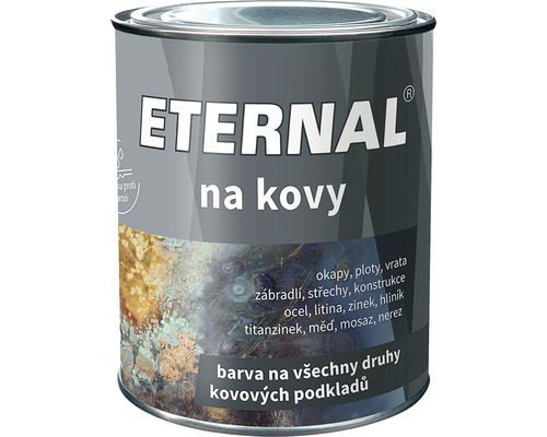 Antikorozní barva ETERNAL na kovy 0,7 kg bílý 401