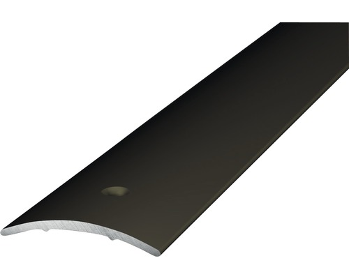 ALU přechodový profil, bronz 1m 30x1,6mm; šroubovací (předvrtaný)