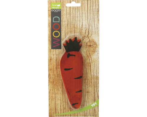 Hračka pro hlodavce Small Animals mrkev na okusování 1 ks Hračka pro hlodavce Small Animals mrkev na okusování 1 ks