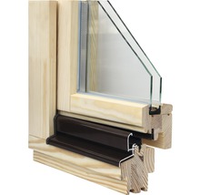 Dřevěné okno euro OS1A 90 x 120 cm pravé, borovice-thumb-1