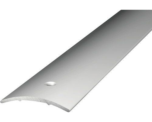 ALU přechodový profil, stříbrný 1m 30x1,6mm; šroubovací (předvrtaný)
