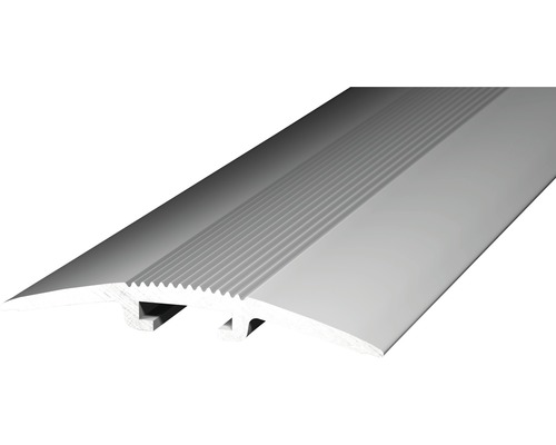 Alu kobercový profil, stříbrný 1m/40mm; narážecí (na trn)