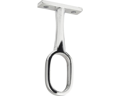 Kovový držák šatní tyče pro upevnění šatní tyče