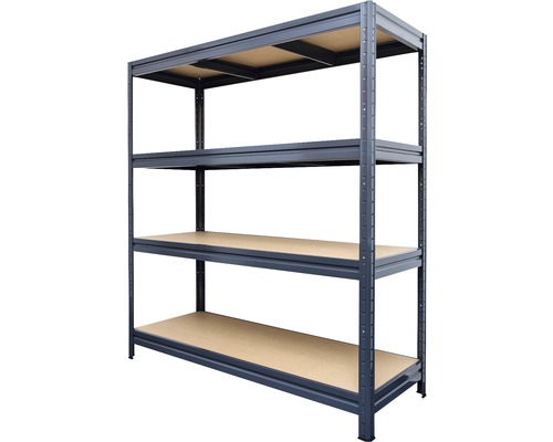 Kovový regál Kovona Heavy Rack 1770x2000x600 mm 4 police šedý Kovový regál Kovona Heavy Rack 1770x2000x600 mm 4 police šedý