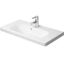 Umyvadlo ze sanitární keramiky s baterií