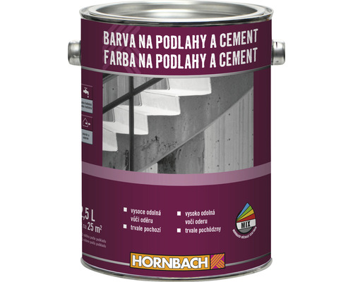HORNBACH MIX Barva na cement a podlahy 2,5l báze C k namíchání-0