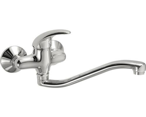 Nástěnná dřezová/umyvadlová baterie páková Novaservis Metalia 55 chrom 55074.0 Kuchyňská nástěnná baterie
