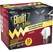 Biolit Plus odpařovač proti komárům a mouchám, citronella, balení