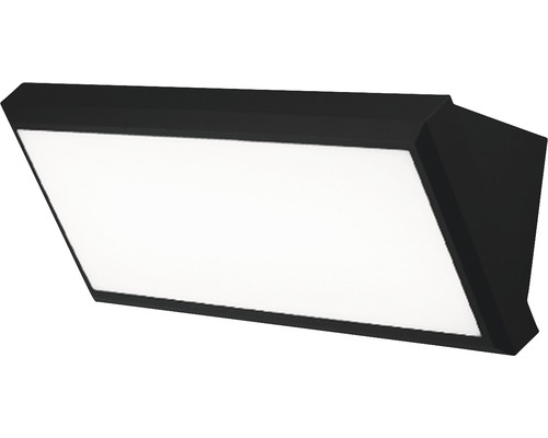 LED venkovní nástěnné svítidlo Top Light Girona IP65 12 W 1080 lm 4000 K černé Obdélníkové nástěnné svítidlo pro vnitřní použití