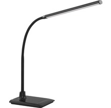 Stolní lampa s flexibilním ramenem a LED žárovkou