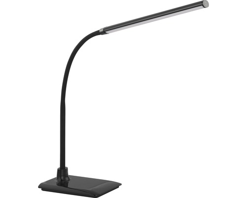 Stolní lampa s flexibilním ramenem a LED žárovkou