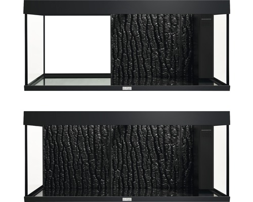 Terárium s pozadím s motivem kmene stromu