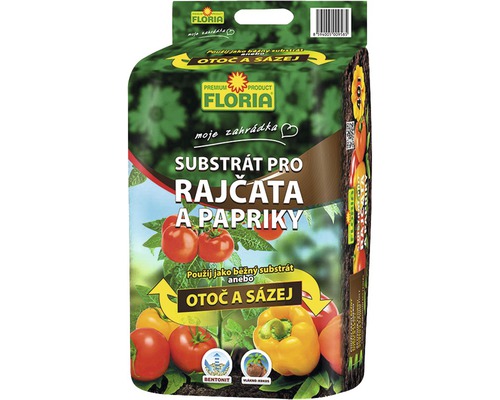 Substrát na rajčata a papriky Floria 40 l-0