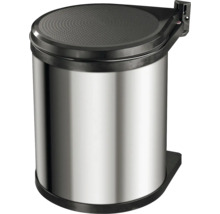 Odpadkový koš Hailo COMPACT 15 l, vestavný nerez-thumb-0 Odpadkový koš Hailo COMPACT 15 l, vestavný nerez-thumb-0