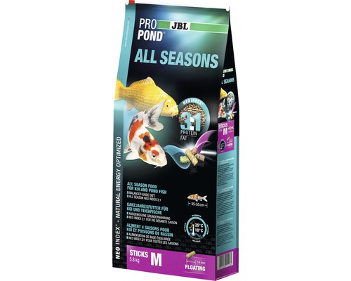 Krmné tyčinky JBL ProPond All Seasons vel. M 5,8 kg-0
