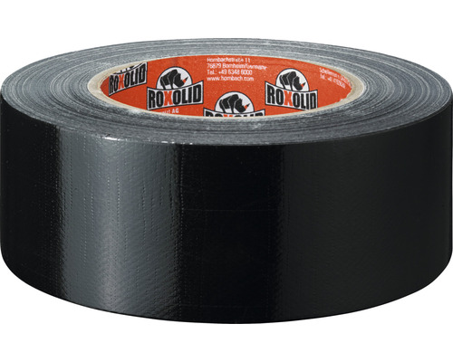 Role černé textilní pásky