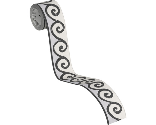 Dekorativní bordura se spirálovým vzorem na roli