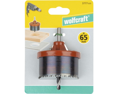 Děrovací pila Wolfcraft o průměru 65 milimetrů