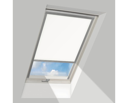 Roleta na střešní okno, ztmavená, termoizolační ARF 255 55x78 cm, bílá