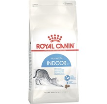 Logo Royal Canin. Suché krmivo pro kočky žijící v bytě pro snížení zápachu stolice.