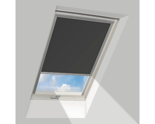 Roleta na střešní okno, ztmavená, termoizolační ARF 265 55x78 cm, tmavě šedá