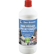 Den Braven zimní přísada do betonáže za nízkých teplot v plastové láhvi