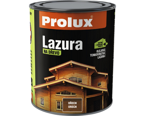 Lazura na dřevo Prolux 30 - Ořech 0,75 l