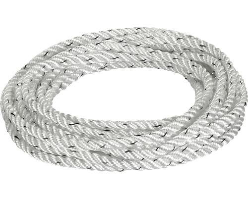 Kroucené bílé lano