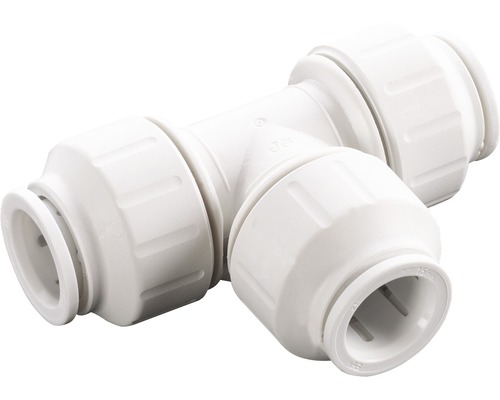 Plastová T-kus pro sanitární instalace