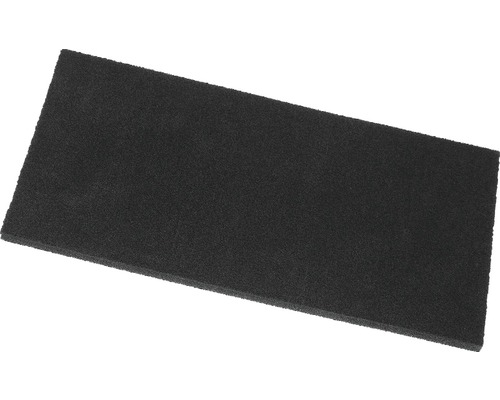 Pryžová deska černá 140 x 280 mm