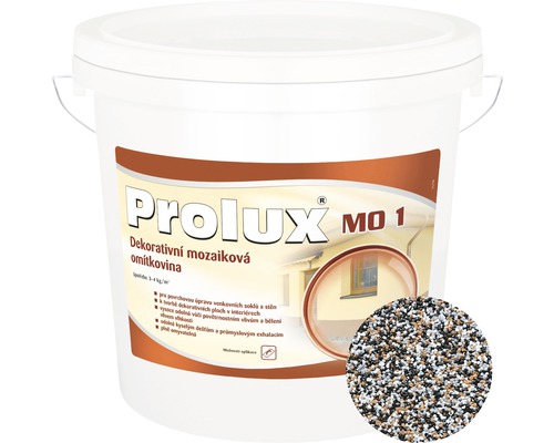 Mozaiková omítka Prolux 1 - 130 jemnozrnná 25 kg Prolux MO 1 mozaiková omítka v kbelíku