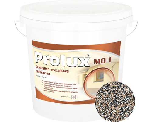 Mozaiková omítka Prolux 1 - 150 jemnozrnná 25 kg Kbelík dekorativní mozaikové omítky