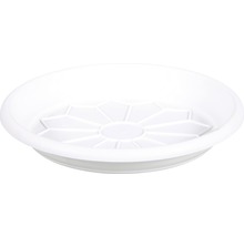 Podmiska pod květináč plastová Naxos Ø 37 cm bílá