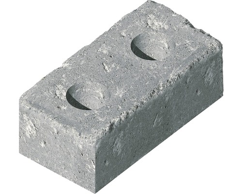 Betonový plot Castello, základní kámen 40 x 20 x 14 cm, šedý-0