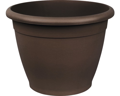 Květináč plastový Naxos Ø 20 cm hnědý