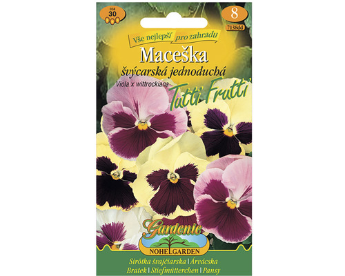 Balení semen macešky Tutti Frutti