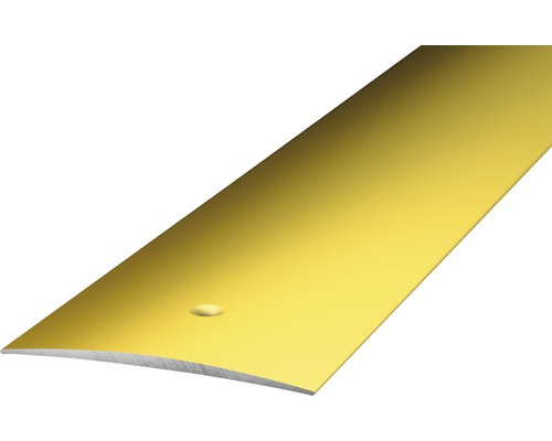 ALU přechodový profil, zlatý 1m 40mm; šroubovací (předvrtaný)