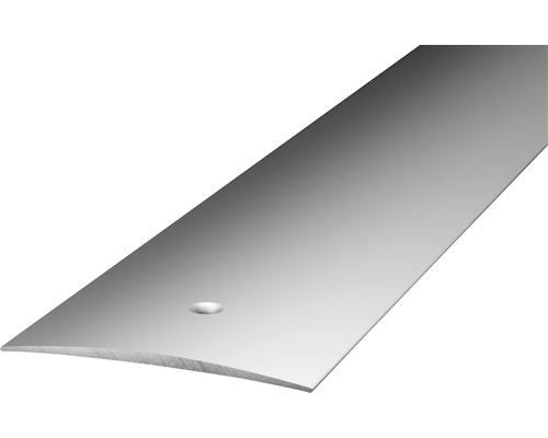 ALU přechodový profil, stříbrný 1m 40mm; šroubovací (předvrtaný)