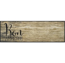 Rohožka s nápisem ''Bon Appetit'' a vzorem dřeva
